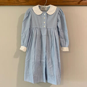 Vogue Couturier Design - polka dot, blue vintage dress